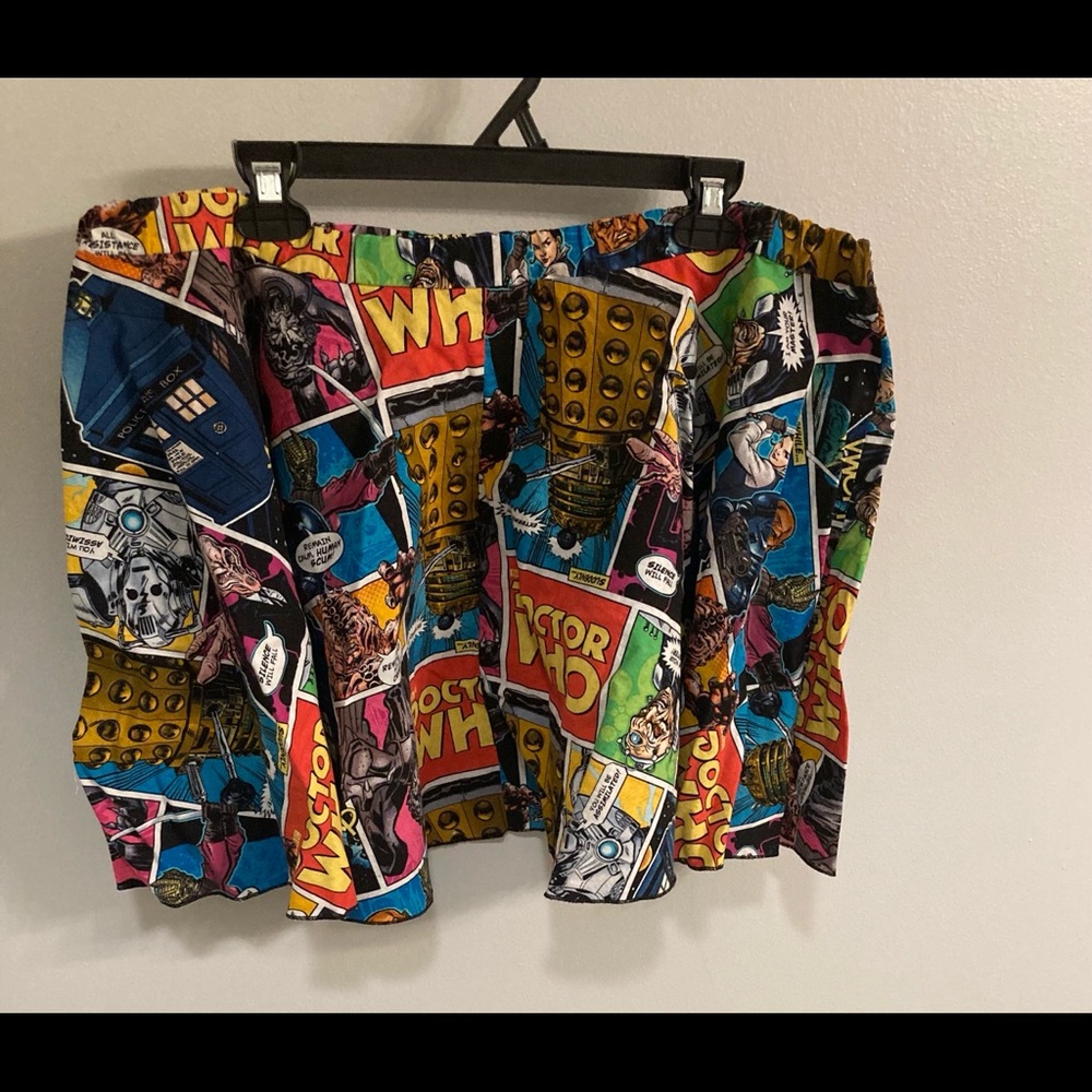 Doctor Who comic mini skirt
